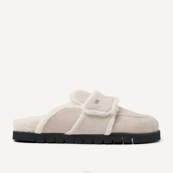 נעליים D4T8101 Nubikk נשים נעלי בית זמש פרווה בטדי בז'