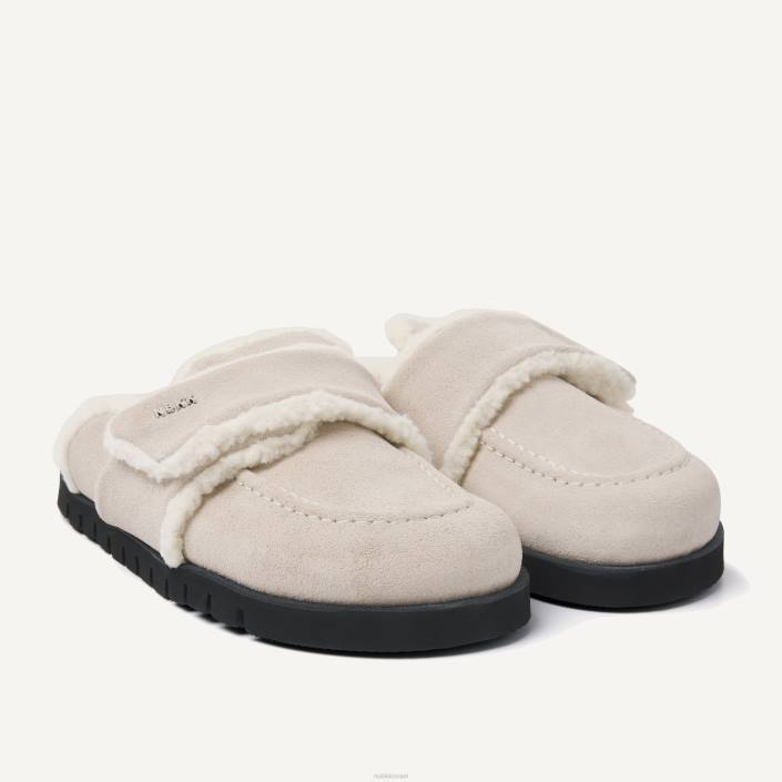 נעליים D4T8101 Nubikk נשים נעלי בית זמש פרווה בטדי בז'