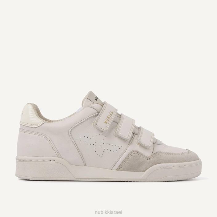 נעליים D4T8111 Nubikk נשים נעלי ספורט עם רצועות אוכמניות צבע קרם