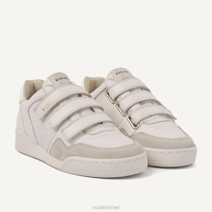 נעליים D4T8111 Nubikk נשים נעלי ספורט עם רצועות אוכמניות צבע קרם