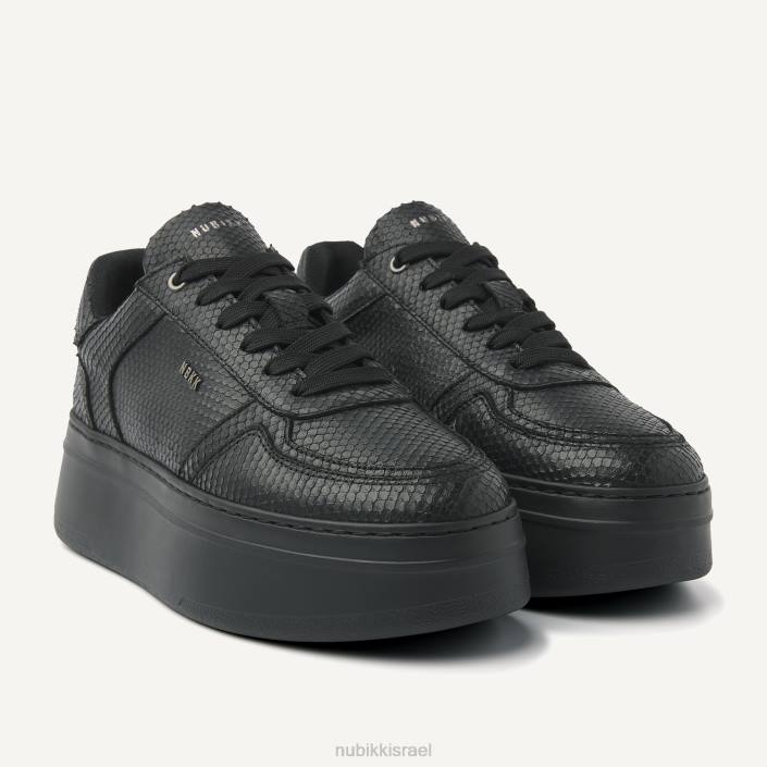 נעליים D4T8112 Nubikk נשים נעלי ספורט נחש bayou platform שָׁחוֹר