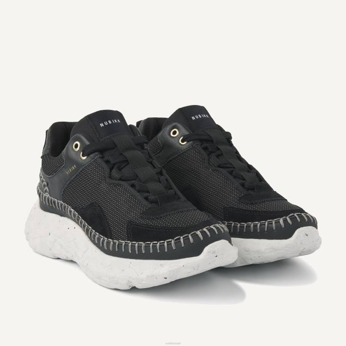 נעליים D4T8121 Nubikk נשים נעלי ספורט של ross riviera שָׁחוֹר