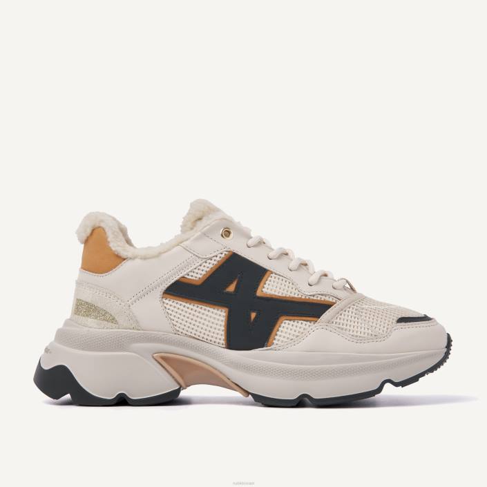 נעליים D4T8123 Nubikk נשים נעלי ספורט בז' פרווה של ross trek רַב