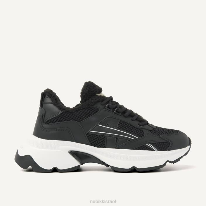 נעליים D4T8128 Nubikk נשים נעלי ספורט פרוות נווד ross שָׁחוֹר