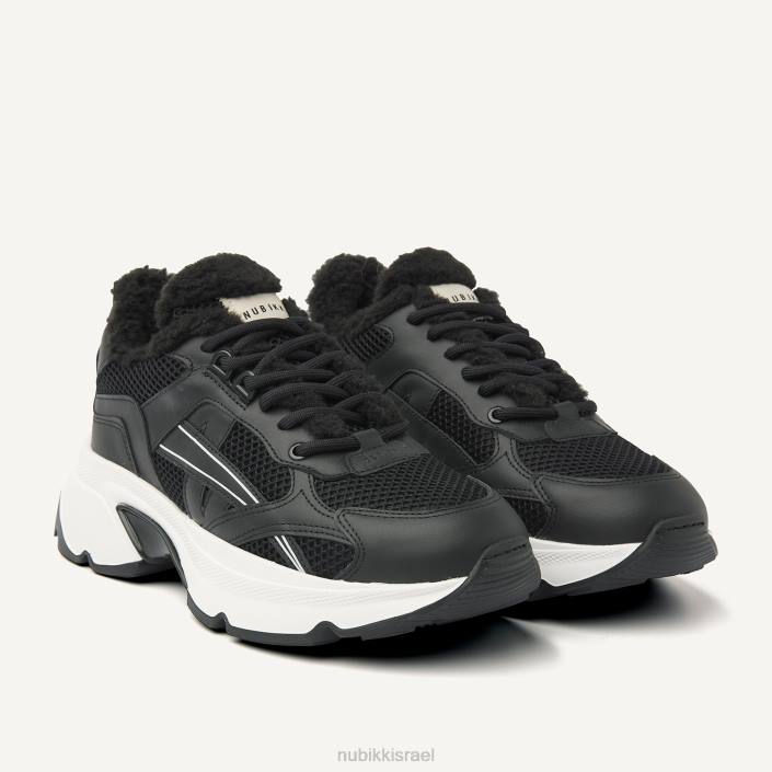 נעליים D4T8128 Nubikk נשים נעלי ספורט פרוות נווד ross שָׁחוֹר