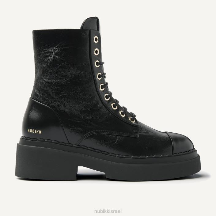 נעליים D4T8162 Nubikk נשים מגפי פין בואי שָׁחוֹר