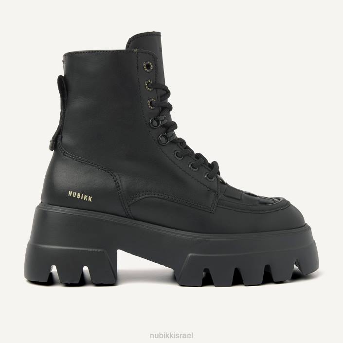 נעליים D4T8164 Nubikk נשים מגפי פרווה flore sauvage שָׁחוֹר