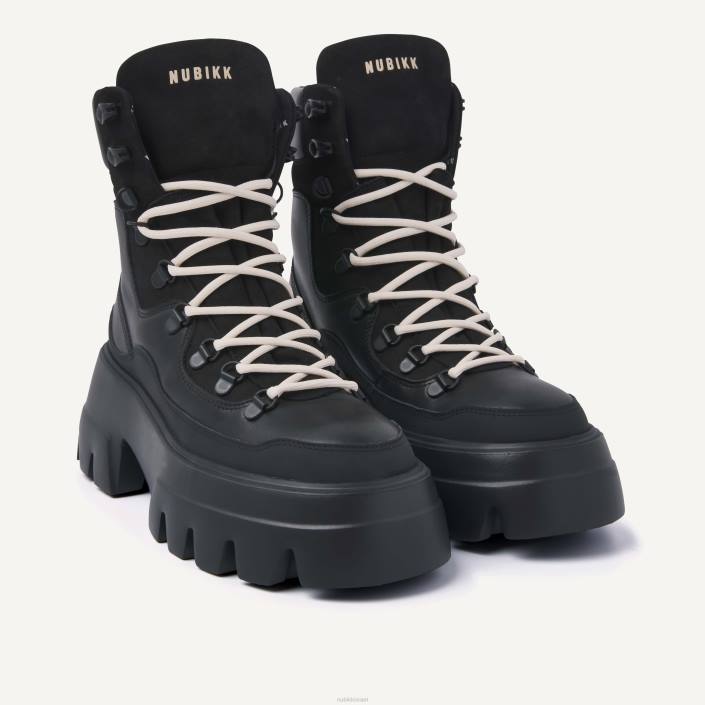 נעליים D4T8167 Nubikk נשים מגפי פלור מונטניה שָׁחוֹר