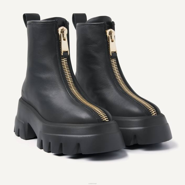 נעליים D4T8175 Nubikk נשים מגפי פלור פאראי שָׁחוֹר