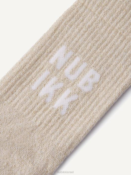 אביזרים D4T8210 Nubikk נשים גרביים נוצצים של נובה בז'