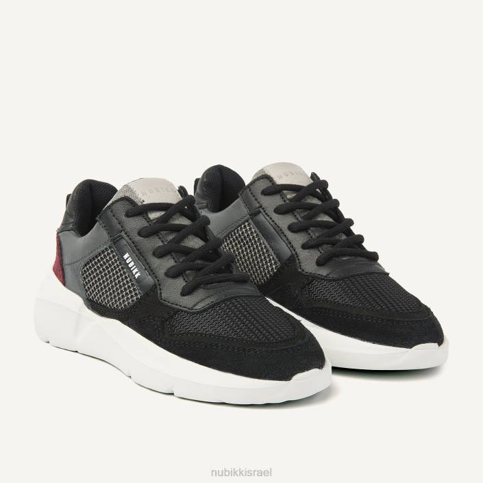נעליים D4T8228 Nubikk ילדים נעלי ספורט בורדו קומבי roque road wave jr שָׁחוֹר