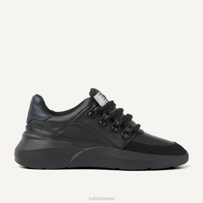 נעליים D4T8230 Nubikk ילדים נעלי סניקרס כחולות של roque roman jr רייבן שָׁחוֹר