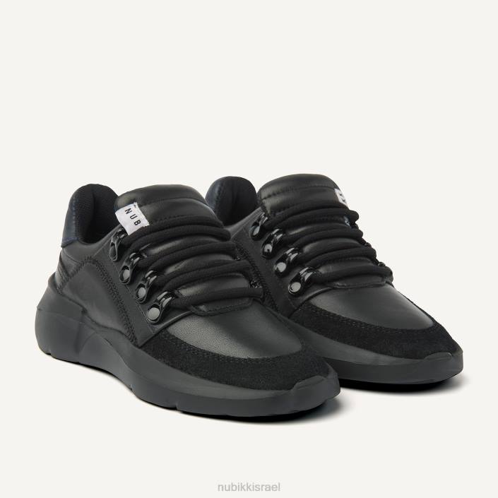 נעליים D4T8230 Nubikk ילדים נעלי סניקרס כחולות של roque roman jr רייבן שָׁחוֹר