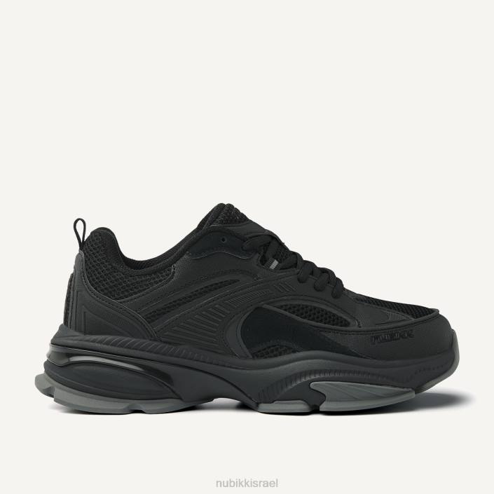 נעליים D4T829 Nubikk גברים נעלי ספורט רייבן שביט ראנר שָׁחוֹר
