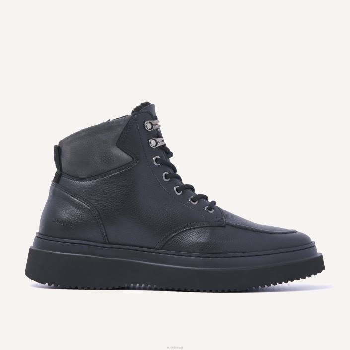 נעליים D4T83 Nubikk גברים מגפי עורב פרוות של jonah polar שָׁחוֹר