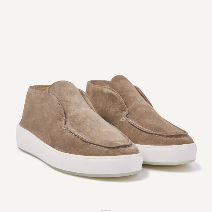 נעליים D4T866 Nubikk גברים jiro suo mid loafers אָפוֹר חוּם