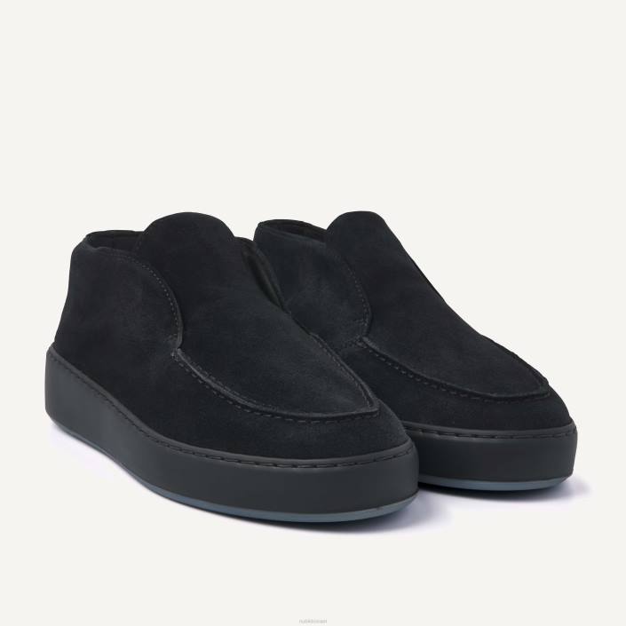נעליים D4T869 Nubikk גברים jiro suo mid loafers שָׁחוֹר
