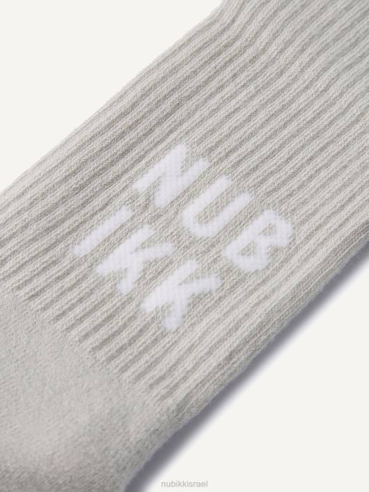 אביזרים D4T887 Nubikk גברים גרביים של נובה אפור