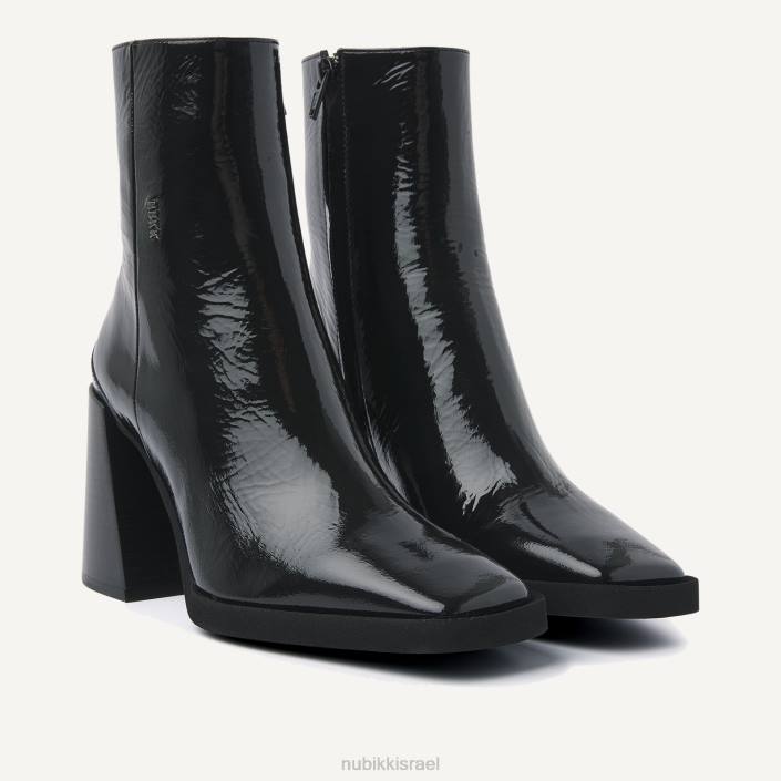 נעליים D4T889 Nubikk נשים מגפי פטנט של lana pilar ii שָׁחוֹר