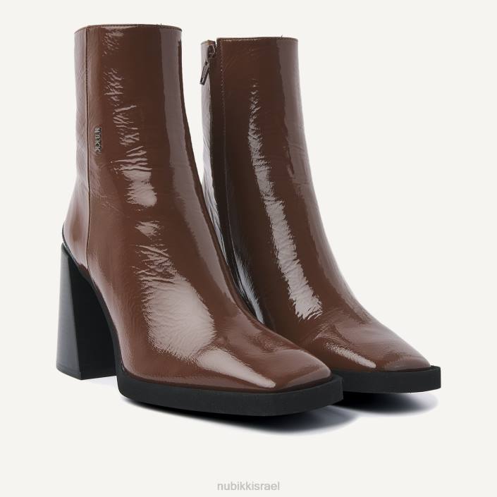 נעליים D4T890 Nubikk נשים מגפי פטנט של lana pilar ii חום