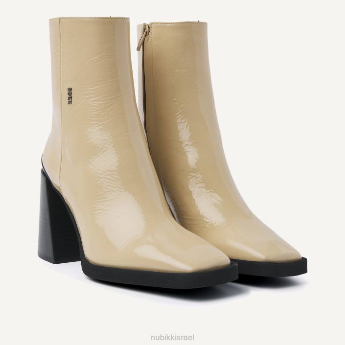 נעליים D4T891 Nubikk נשים מגפי פטנט של lana pilar ii בז'