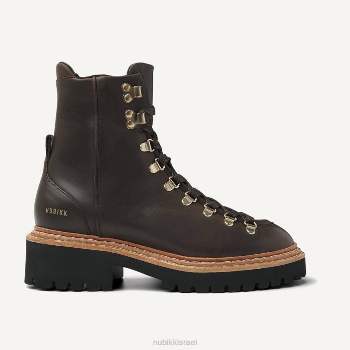 נעליים D4T897 Nubikk נשים מגפי הרים פרנקי חום